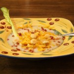 Potato Soup with Bacon and Cheddar Cheese
