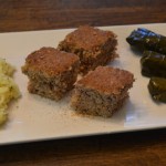 18 - Kibbie is Served with Grape Leaves and Rice