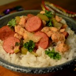 Louisiana-Gumbo-99-With-Shrimp-Sausage-and-Chicken-Over-Rice